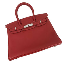 Load image into Gallery viewer, HERMES BIRKIN 30 TOGO SILVER BUCKLE SQUARE H - 01492
