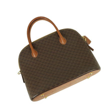 Load image into Gallery viewer, Celine 2 Way Bag Macadam PVC Brown - 01439