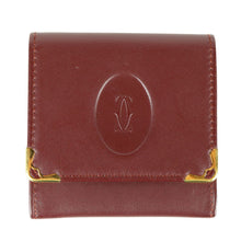 Load image into Gallery viewer, Cartier Must Line Square Bordeaux Coin Purse - 01297