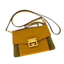 Load image into Gallery viewer, GIVENCHY Calfskin Small GV3 Shoulder Bag Amber Mastic - 01414
