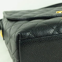Load image into Gallery viewer, CHANEL Black Caviar Leather Vintage Shoulder Bag - 01372