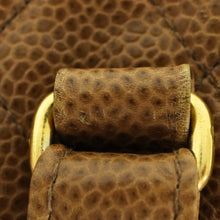 Load image into Gallery viewer, Chanel Caviar Skin Waist Bag Brown Body Bag - 01370