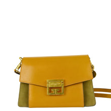 Load image into Gallery viewer, GIVENCHY Calfskin Small GV3 Shoulder Bag Amber Mastic - 01414
