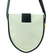 Load image into Gallery viewer, Yves Saint Laurent Gold Logo Navy & White Pochette Shoulder Bag - 01350