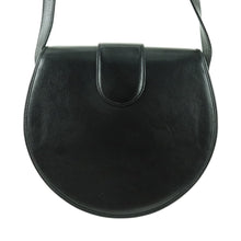 Load image into Gallery viewer, Yves Saint Laurent Gold Logo Black Shoulder Bag - 01352