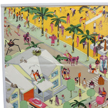 Load image into Gallery viewer, Hermes Carre 90 On the Beach Yellow Scarf - 01256