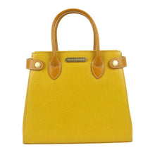 Load image into Gallery viewer, Burberry Leather Yellow Tote Bag - 01436
