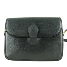 Load image into Gallery viewer, Yves Saint Laurent shoulder bag YSL gold hardware logo embossed Cassandra crossbody leather leather black - 01386