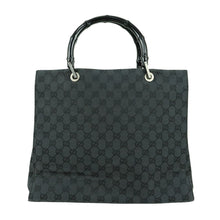 Load image into Gallery viewer, Gucci Black GG Canvas 002 1010 Tote Bag - 01421