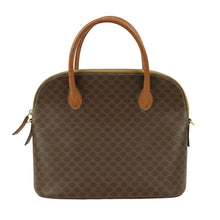 Load image into Gallery viewer, Celine 2 Way Bag Macadam PVC Brown - 01439