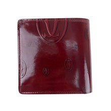 Load image into Gallery viewer, CARTIER MUST DE LOGO PATENT LEATHER BIFOLD WALLET - 01490