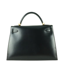 Load image into Gallery viewer, HERMES Kelly 32 Outside Sewing Square E Y2001 Box Black - 01376