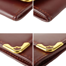 Load image into Gallery viewer, Cartier Must Line Square Bordeaux Coin Purse - 01297