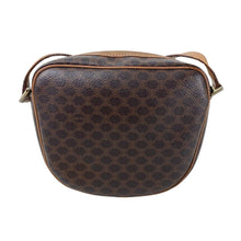 Load image into Gallery viewer, CELINE BAG SHOULDER POCHETTE MACADAM FLAP PVC LEATHER M13 BROWN -01468