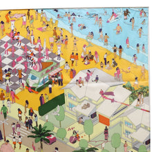 Load image into Gallery viewer, Hermes Carre 90 On the Beach Yellow Scarf - 01256