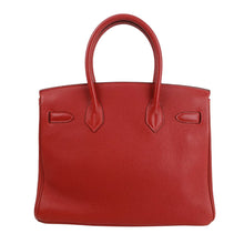 Load image into Gallery viewer, HERMES BIRKIN 30 TOGO SILVER BUCKLE SQUARE H - 01492