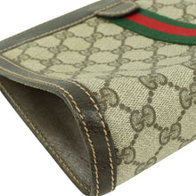 Load image into Gallery viewer, Gucci Clutch GG Canvas PVC Brown - 01438