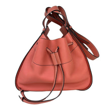 画像をギャラリービューアに読み込む, LOEWE HAMMOCK MEDIUM DRAWSTRING 2 WAY PINK SHOULDER BAG - 01484