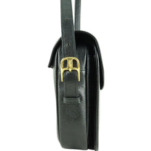 Load image into Gallery viewer, Yves Saint Laurent shoulder bag YSL gold hardware logo embossed Cassandra crossbody leather leather black - 01386