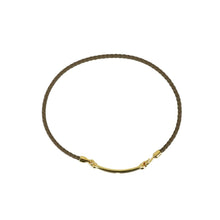 Load image into Gallery viewer, Hermes roulis double tour Bracelet Brown - 01444