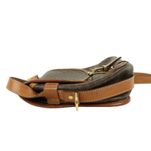 Load image into Gallery viewer, Celine Brown Macadam Crossbody Bag - 01433