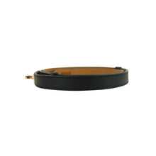 Load image into Gallery viewer, Hermes Kelly 18 Leather Belt Black Rosegold - 01448