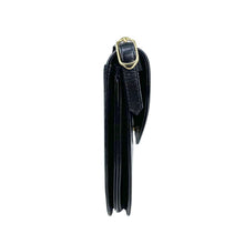 Load image into Gallery viewer, Yves Saint Laurent LIZARD SEMICIRCLE BLACK SHOULDER BAG - 01502
