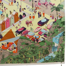 Load image into Gallery viewer, Hermes Carre 90 On the Beach Yellow Scarf - 01256