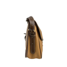 Load image into Gallery viewer, LOEWE ANAGRAM SHOULDER BAG BROWN LEATHER EMBOSSED - 01478