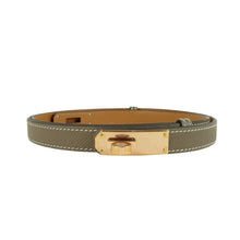 Load image into Gallery viewer, Hermes Kelly 18 Leather Belt Etoupe Rosegold - 01449