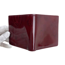Load image into Gallery viewer, CARTIER MUST DE LOGO PATENT LEATHER BIFOLD WALLET - 01490