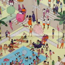 Load image into Gallery viewer, Hermes Carre 90 On the Beach Yellow Scarf - 01256