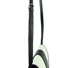 Load image into Gallery viewer, Yves Saint Laurent Gold Logo Navy & White Pochette Shoulder Bag - 01350