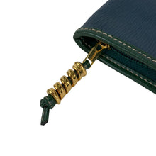 Load image into Gallery viewer, LOEWE VELAZQUEZ MINI POUCH COIN CASE BLUE x GREEN - 01479