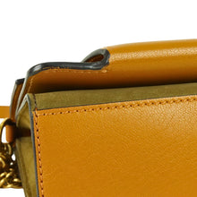 Load image into Gallery viewer, GIVENCHY Calfskin Small GV3 Shoulder Bag Amber Mastic - 01414