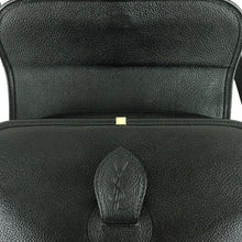 Load image into Gallery viewer, Yves Saint Laurent shoulder bag YSL gold hardware logo embossed Cassandra crossbody leather leather black - 01386