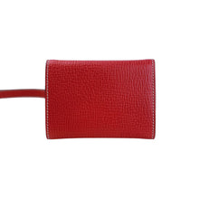 Load image into Gallery viewer, LOEWE SHOULDER BAG LOGO EMBOSSED LEATHER RED - 01498