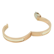 Load image into Gallery viewer, Hermes Mini Clic Chaine d'Ancre Lilas Bracelet White Rose Gold - 01442