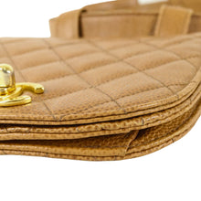Load image into Gallery viewer, Chanel Caviar Skin Waist Bag Brown Body Bag - 01370