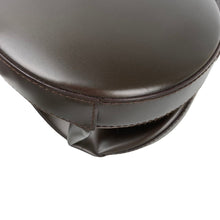 画像をギャラリービューアに読み込む, LOEWE VINTAGE LOGO LEATHER ROUND SHOULDER BAG BROWN - 01491