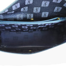 Load image into Gallery viewer, YSL Yves Saint Laurent Leather Gold Logo Shoulder Bag -01393
