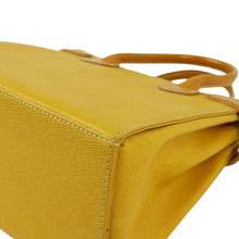 Load image into Gallery viewer, Burberry Leather Yellow Tote Bag - 01436
