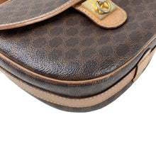 Load image into Gallery viewer, CELINE BAG SHOULDER POCHETTE MACADAM FLAP PVC LEATHER M13 BROWN -01468