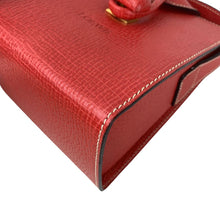 Load image into Gallery viewer, LOEWE SHOULDER BAG LOGO EMBOSSED LEATHER RED - 01498