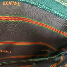 Load image into Gallery viewer, LOEWE VELAZQUEZ MINI POUCH COIN CASE BLUE x GREEN - 01479