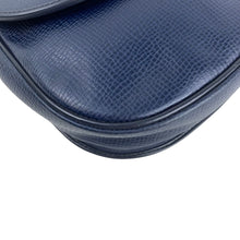 Load image into Gallery viewer, CHRISTIAN DIOR NAVY GOLD HARDWARE LEATHER VINTAGE SHOULDER BAG - 01485