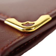 Load image into Gallery viewer, Cartier Must Line Square Bordeaux Coin Purse - 01297