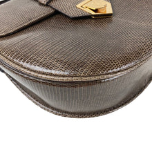 Load image into Gallery viewer, Yves Saint Laurent LIZARD LEATHER SHOULDER BAG POCHETTE SACOCHE - 01487