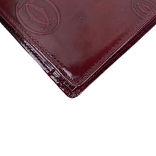 Load image into Gallery viewer, CARTIER MUST DE LOGO PATENT LEATHER BIFOLD WALLET - 01490
