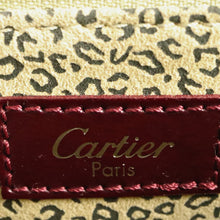 Load image into Gallery viewer, Cartier Panthere Burgundy Structured Shoulder Bag - 01390